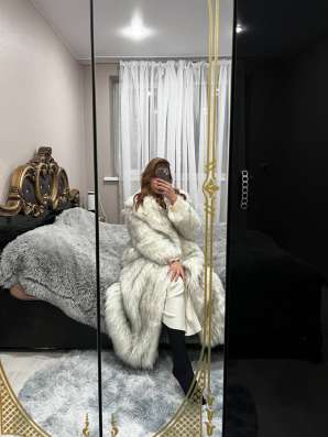 Шуба из песца белая в Краснодаре
