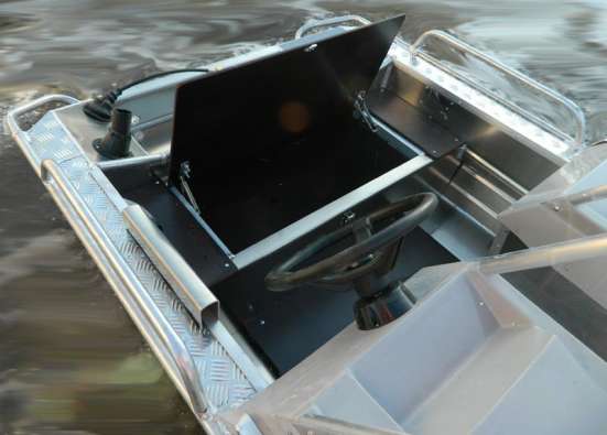Купить лодку Wyatboat-390 У с консолями в Иванове фото 4