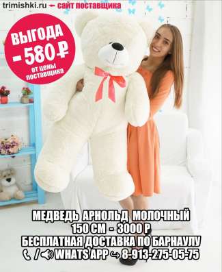 Плюшевые медведи / мишки в Барнауле, доставка в Барнауле фото 24