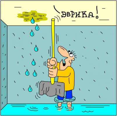 Ремонт натяжного потолка, слив воды в Волгограде фото 6