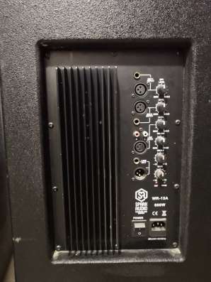 Продам активную акустику Spark audio wr-15a