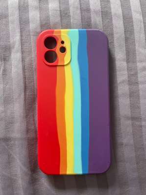 Чехол на iphone 12 радужный