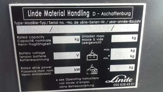 Погрузчик HT Linde16DS в Краснодаре фото 3