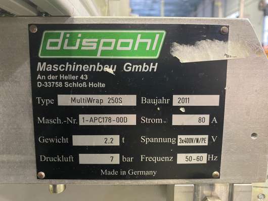 Станок Duspohl Multiwrap 250S