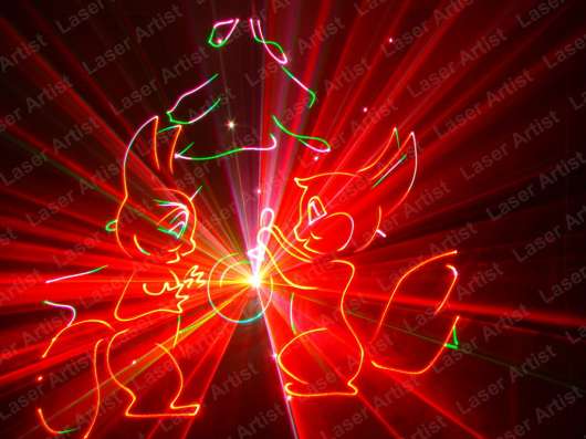 Профессиональное лазерное шоу в Москве фото 15