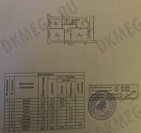 Продам трехкомнатную квартиру в Красногорске. Жилая площадь 60,50 кв.м. Этаж 5. Дом кирпичный. в Красногорске