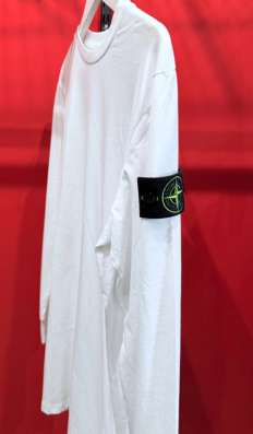 Белый Лонг Stone Island в Москве фото 4