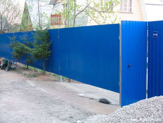 Заборы, калитки, кровля, фундамент