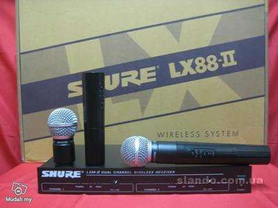 микрофон SHURE LX88-II радиосистема 2МИК в Москве фото 3