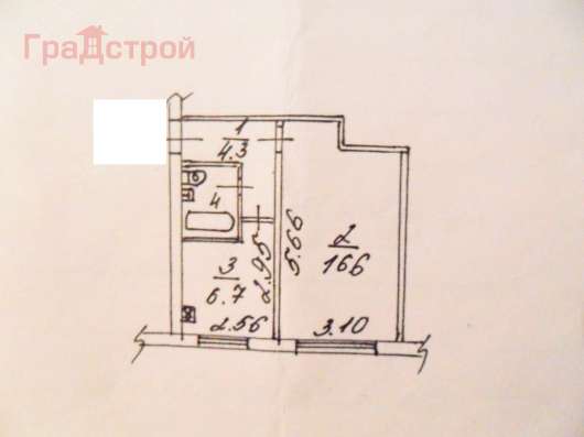 Продам однокомнатную квартиру в Вологда.Жилая площадь 30,60  кв.м.Этаж 5.Дом панельный. в Вологде фото 3