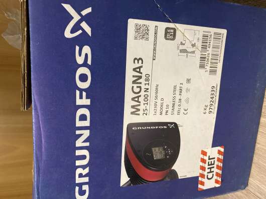 Насос grundfos magna 3 25-100 180