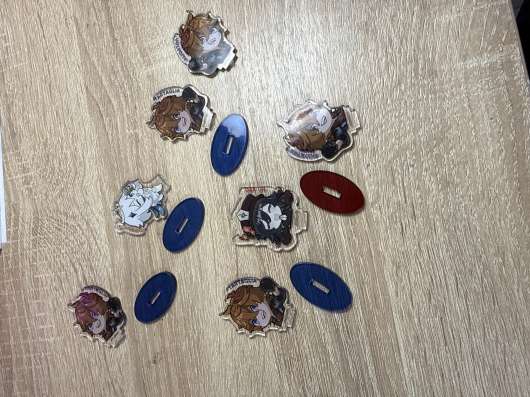 Акриловые фигурки Genshin Impact из магнита