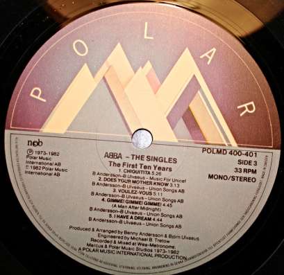 ABBA ‎– The Singles (The First Ten Years) в Санкт-Петербурге фото 3