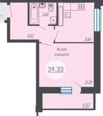 Продам однокомнатную квартиру в Липецке. Этаж 21. Дом монолитный. Есть балкон.