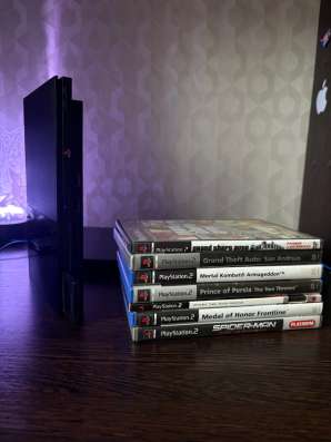 PlayStation 2 + 7 игр