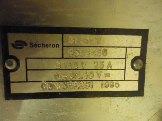 Контакторы Cешерон (Secheron) в Москве